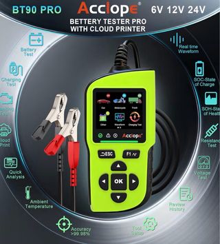 Comprobador de Batería Acclope BT90 PRO