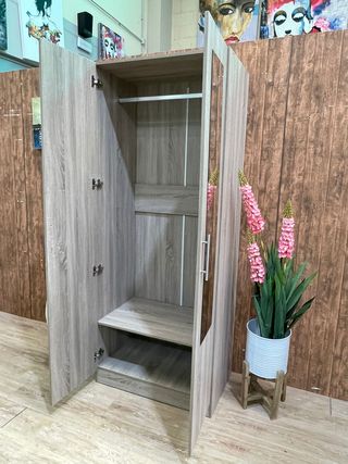 Armario de madera con espejo - SUPER PRECIO