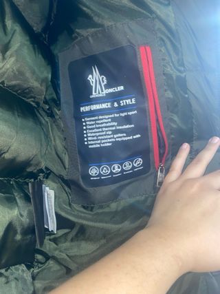 Cazadora Moncler Verde