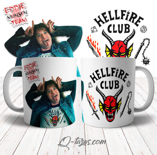 Taza Eddie Munson Team - Stranger Things