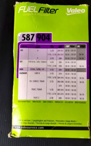 Filtro de Combustible Valeo 587 904