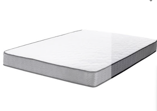 Base Cama con patas Metálica con Láminas de Madera