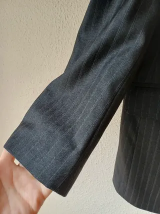 Americana Loro Piana Gris Rayas