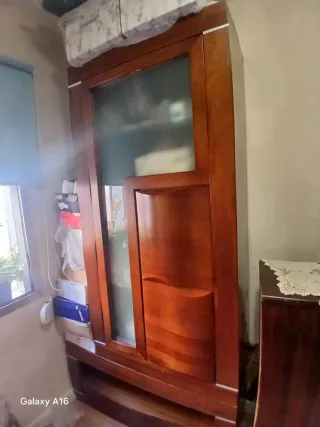 Mueble caoba africana 2 piezas