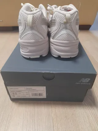 Zapatillas New Balance 530 blancas/plateadas