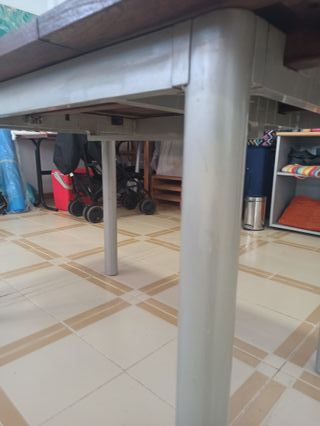 Mesa de teca extensible para terraza