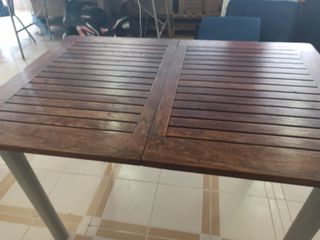 Mesa de teca extensible para terraza