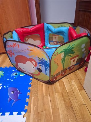 Parque de Bolas Bebé Vip 93x93x41 cm