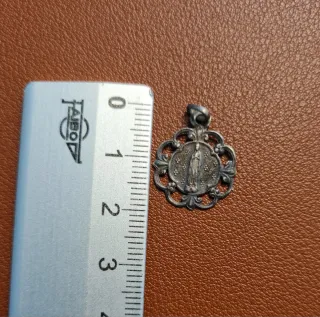 Medalla Virgen de Lourdes Plata