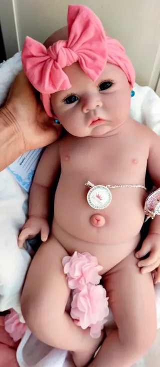 Bebé Reborn Silicona Completa 51cm