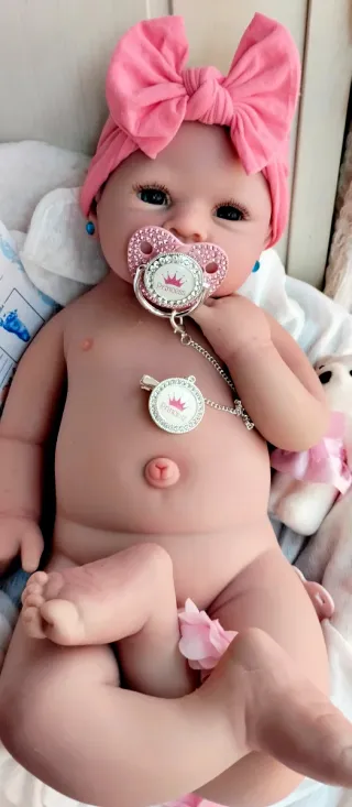 Bebé Reborn Silicona Completa 51cm