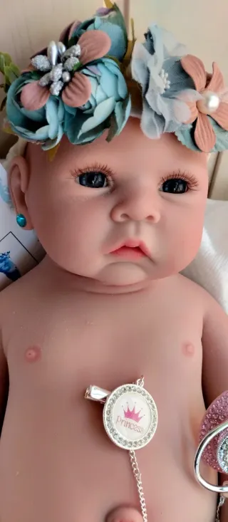 Bebé Reborn Silicona Completa 51cm