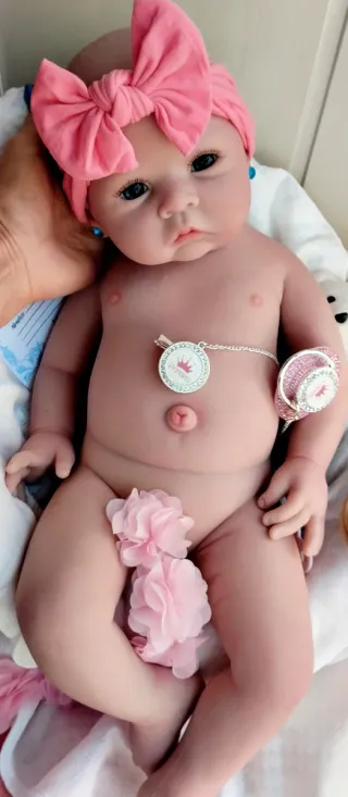 Bebé Reborn Silicona Completa 51cm