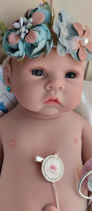 Bebé Reborn Silicona Completa 51cm