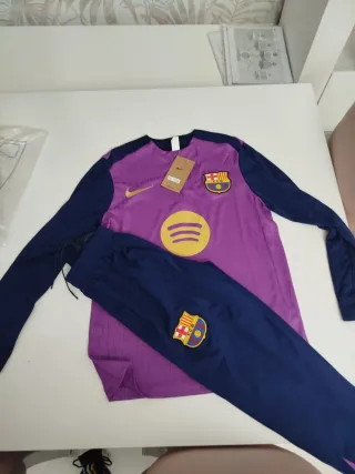 Conjunto Deportivo Nike FC Barcelona Azul/Morado