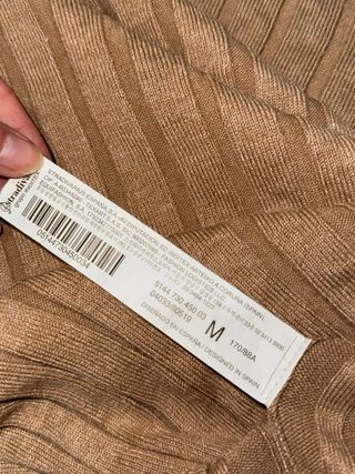 Jersey Stradivarius Mujer Marrón Cuello Alto