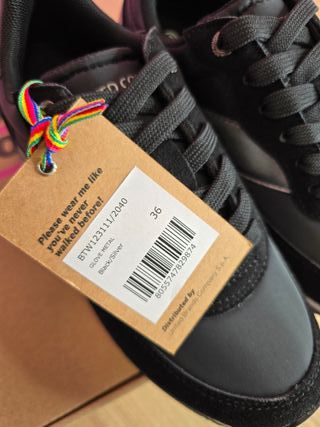 Zapatillas Benetton Talla 36 Negras