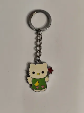 Porta-chaves Hello Kitty com varinha