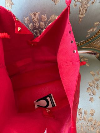 Bolso Lola Casademunt Rojo 46x36 cm