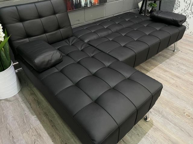 SOFA-CAMA CHAISE LONGUE POLI PIEL