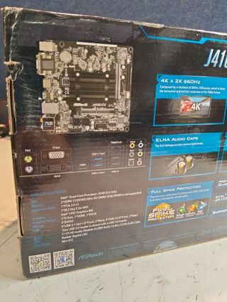 ASRock J4105-ITX Placa Base Mini-ITX Intel Celeron UHD 4K