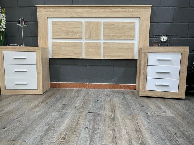 CABECERO KIARA + MESITAS DE NOCHE