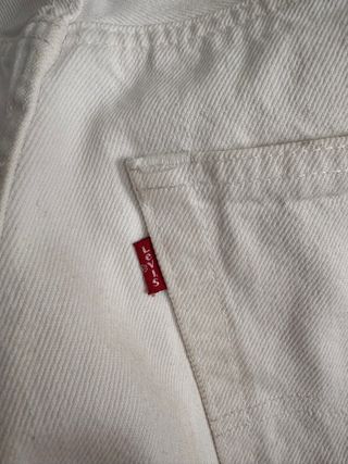 Pantalón vaquero Levi's blanco