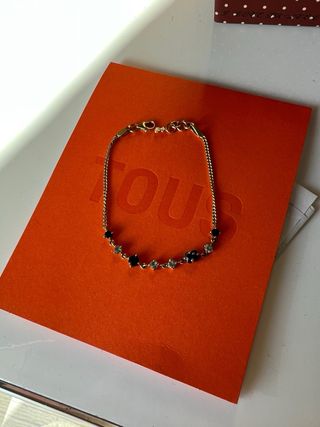 Pulsera Tous Vermell Oro Negro y Blanco