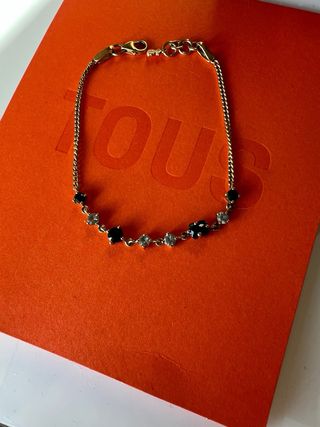 Pulsera Tous Vermell Oro Negro y Blanco