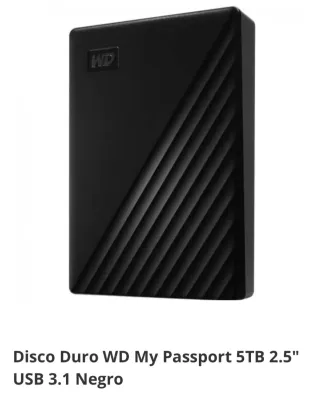 Disco Duro Externo WD Negro
