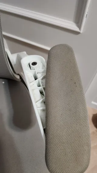 Silla de oficina ergonómica blanco, gris