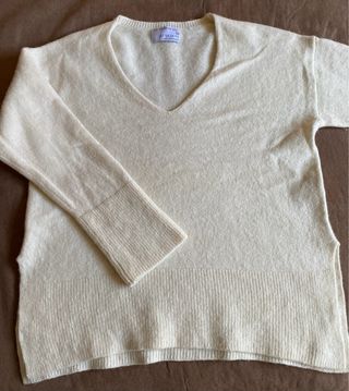 Jersey crema lana Primark talla M