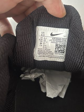 Nike Shox TL Total Zapatillas Negras muelles