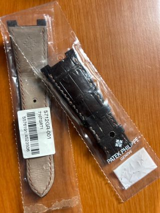 Correa Patek Philippe Piel Marrón 25mm x 18mm