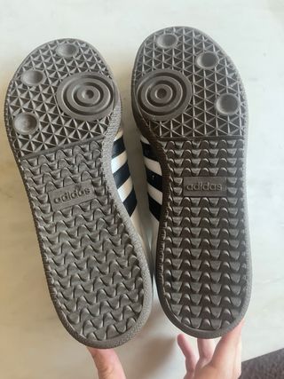 Adidas Samba Talla 44 Blancas y Grises