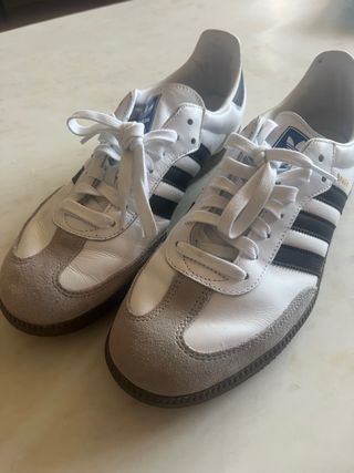 Adidas Samba Talla 44 Blancas y Grises