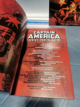 Captain America Red Menace Vol 1 y vol 2 TPB, Brubaker , Epting , comic USA, Marvel