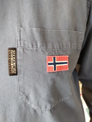 Camicia uomo Napapijri blu taglia L