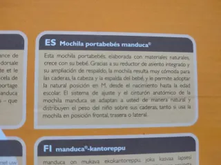 Mochila Portabebés Manduca morada edición especial