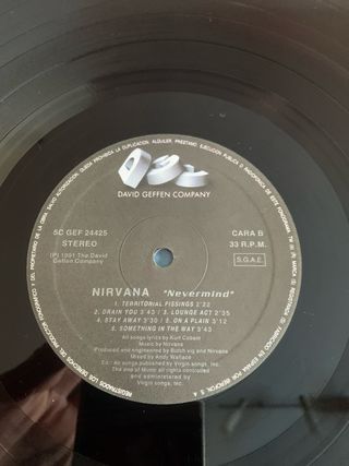 Vinilo Nirvana Nevermind Indie