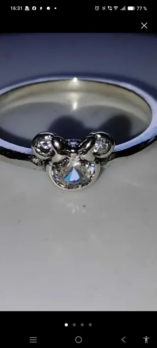 Anillo Pandora Disney Plata 925