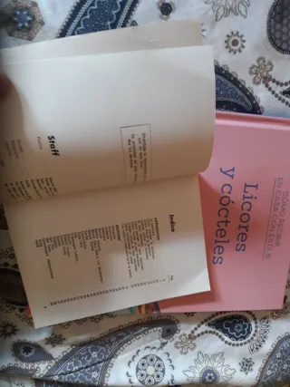 COCTELES Y LICORES MAS LIBRO ANTIGUO