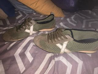 Zapatillas Talla 40 Beige/Verde