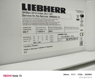 Nevera Liebherr BioFresh
