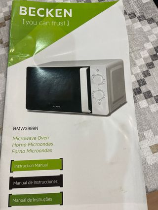 Microondas Becken con grill