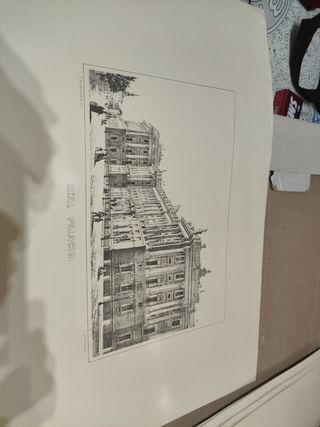 Grabado Puerta de Alcalá Madrid