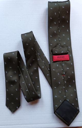 Corbata Hugo Boss Verde Seda 100%