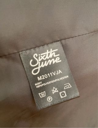 Casaco Biker Suede Sixth June Preto