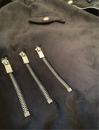 Casaco Biker Suede Sixth June Preto