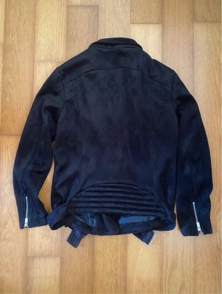 Casaco Biker Suede Sixth June Preto